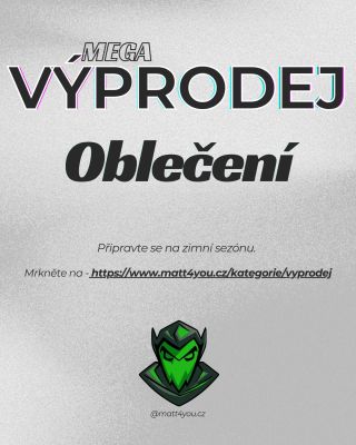 Vyprodáváme skladové zásoby. Nakupte i Vy super zboží za nízké ceny. Mějte parádní den! 😊